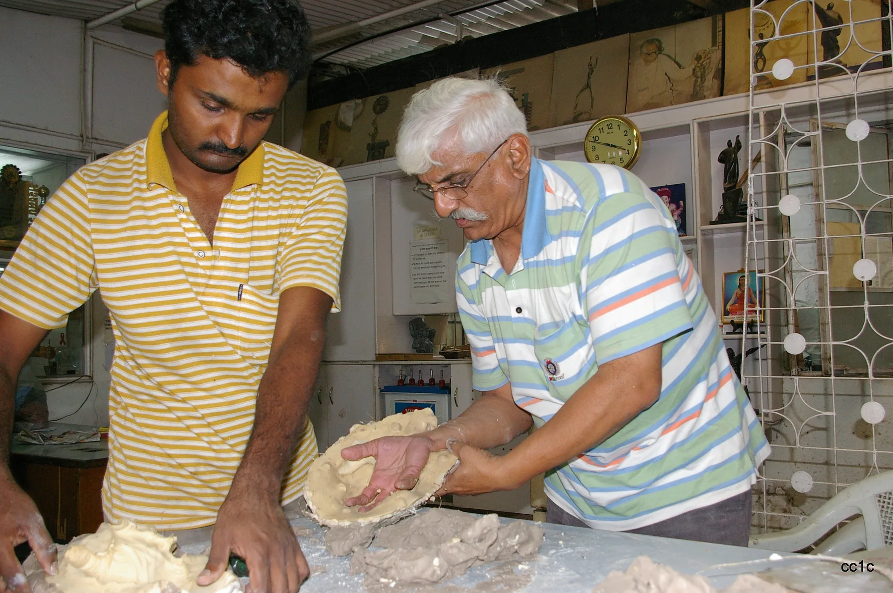 FRP mould development process in Raj Artisan studio